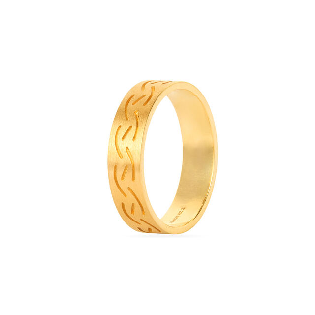 Tanishq 22KT Gold Finger Ring for Men 2