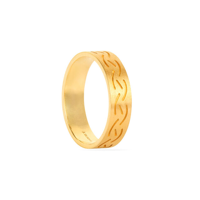Tanishq 22KT Gold Finger Ring for Men 4
