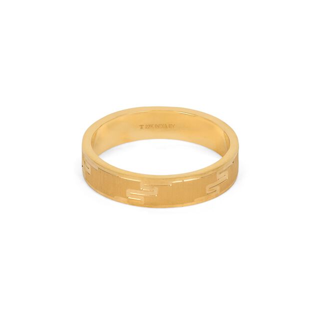 Tanishq 22KT Gold Finger Ring for Men 