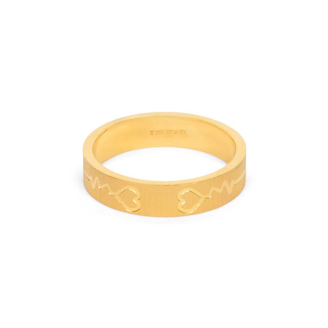 Tanishq 22KT Gold Finger Ring for Women 