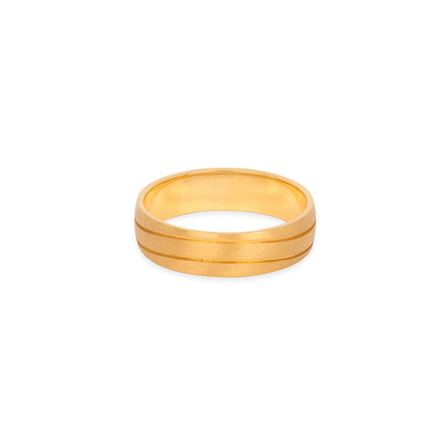 Tanishq 22KT Gold Finger Ring for Men 