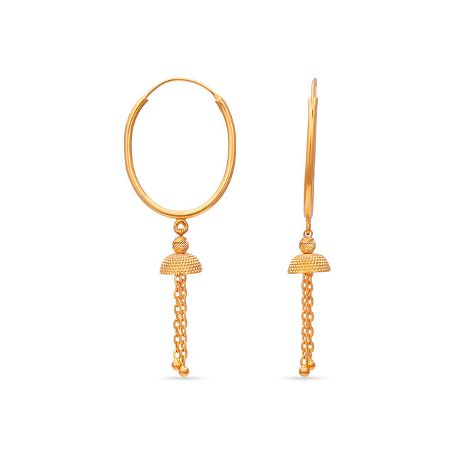 Tanishq 22KT  Gold Earrings  for Women