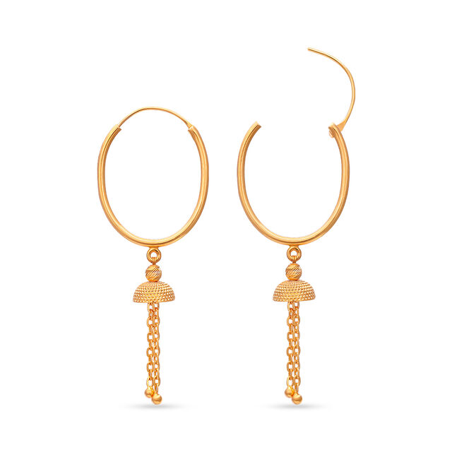 Tanishq 22KT  Gold Earrings  for Women