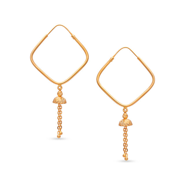 Tanishq 22 Karat Gold Earrings for Women