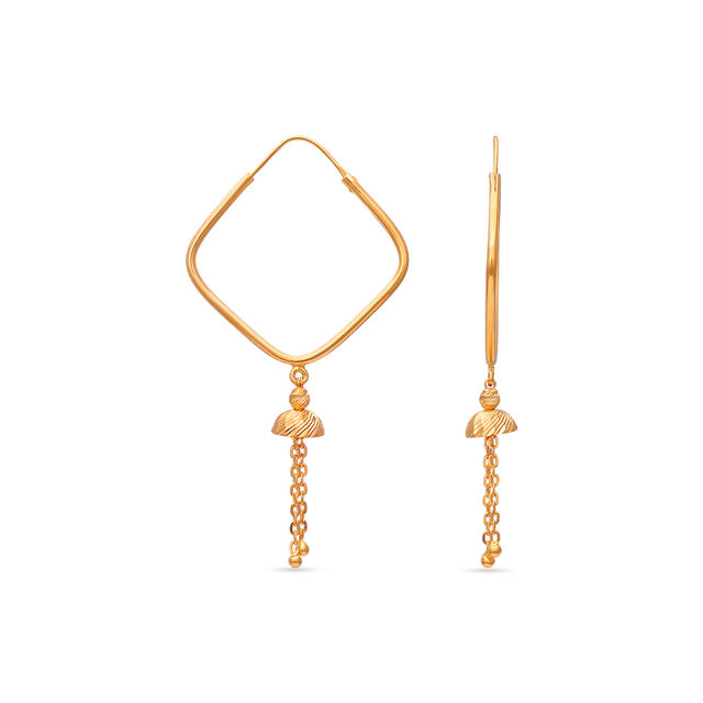Tanishq 22 Karat Gold Earrings for Women