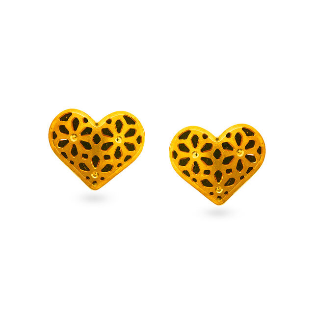 Tanishq 22KT Gold Earrings for Women 