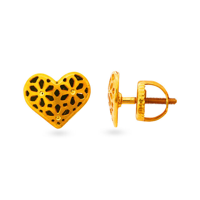 Tanishq 22KT Gold Earrings for Women 2
