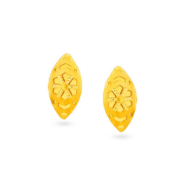 Tanishq 22 Karat Gold Earrings for Women 
