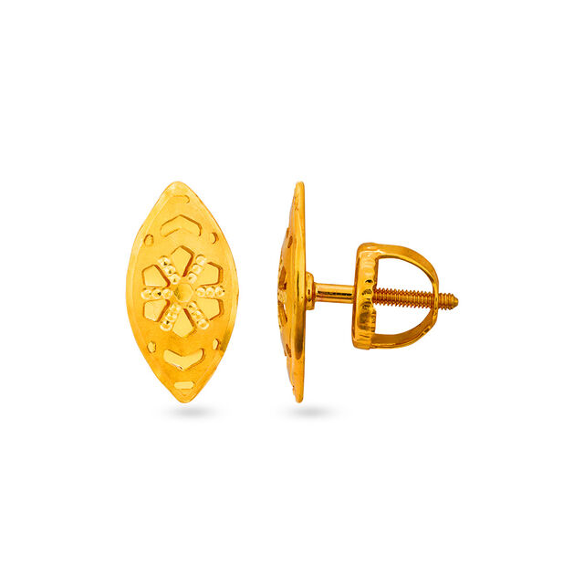 Tanishq 22 Karat Gold Earrings for Women 2