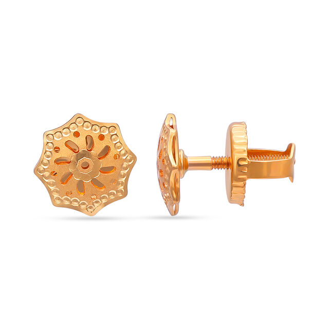 Tanishq 22 Karat Gold Earrings for Women 2