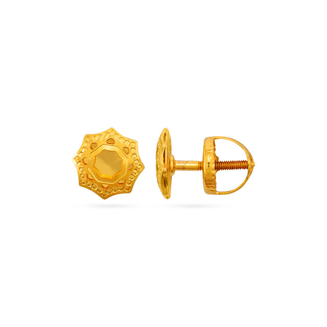 Tanishq 22 Karat Gold Earrings for Women 2