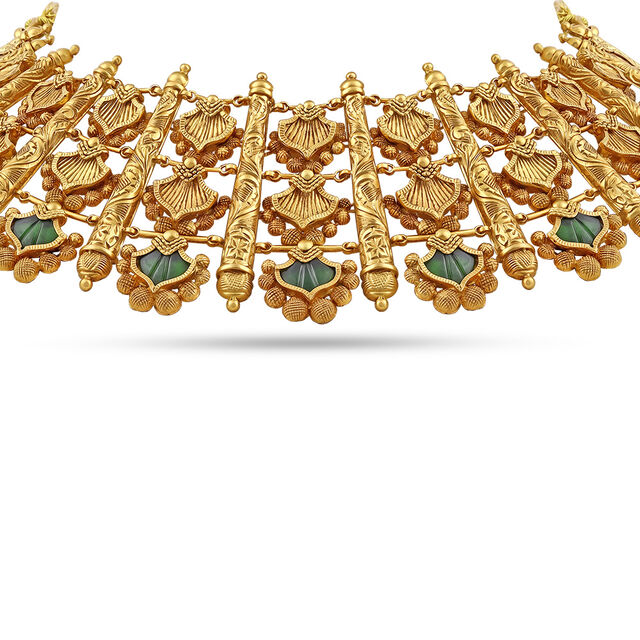 Tanishq 22KT  Gold Necklace Set  for Women 3