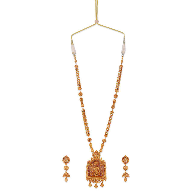 Tanishq 22KT Gold Necklace Set for Women 