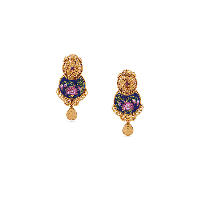 Tanishq 22KT Gold Necklace Set for Women 4