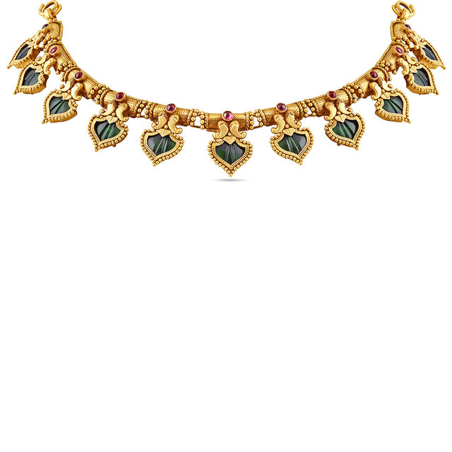 Tanishq 22 Karat Gold Necklace Set for Women 6