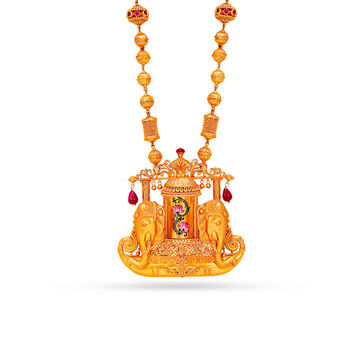 Tanishq 22KT Gold Necklace Set for Women