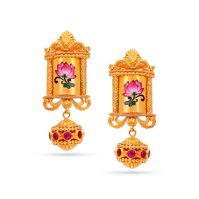 Tanishq 22KT Gold Necklace Set for Women 3