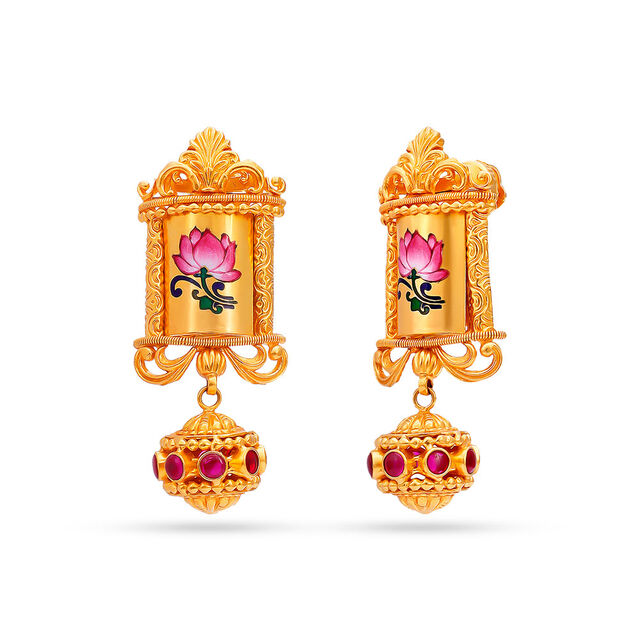 Tanishq 22KT Gold Necklace Set for Women 4
