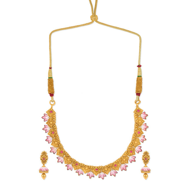 Tanishq 22KT  Necklace Set for Women 