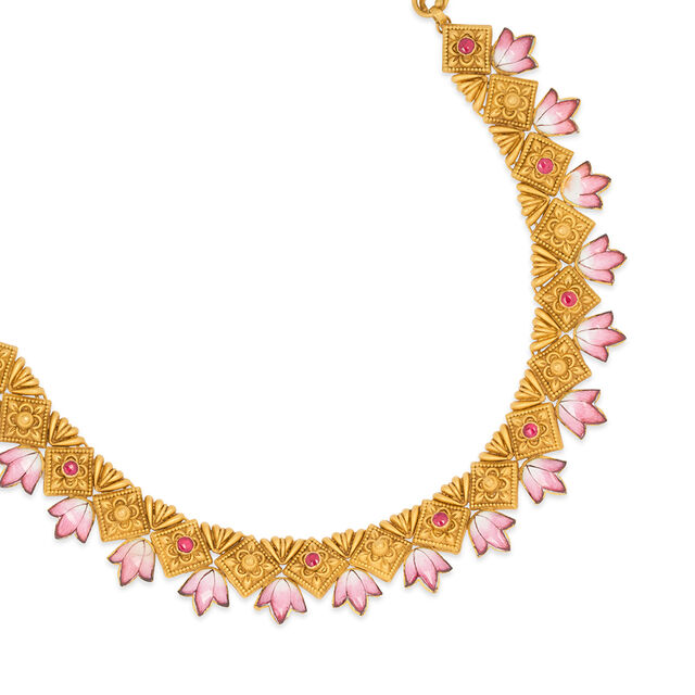 Tanishq 22KT  Necklace Set for Women 2