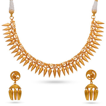 Tanishq Gold Necklace Set