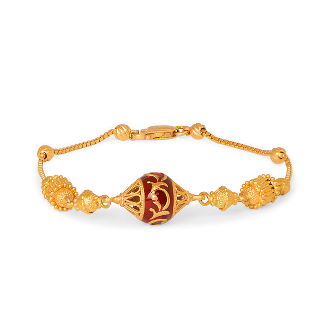 Tanishq 22KT Gold Bracelet for Women 