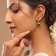 Trio of Fortune Gold Drop Earrings 