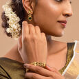 Trio of Fortune Gold Drop Earrings 2