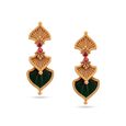 Trio of Fortune Gold Drop Earrings 4