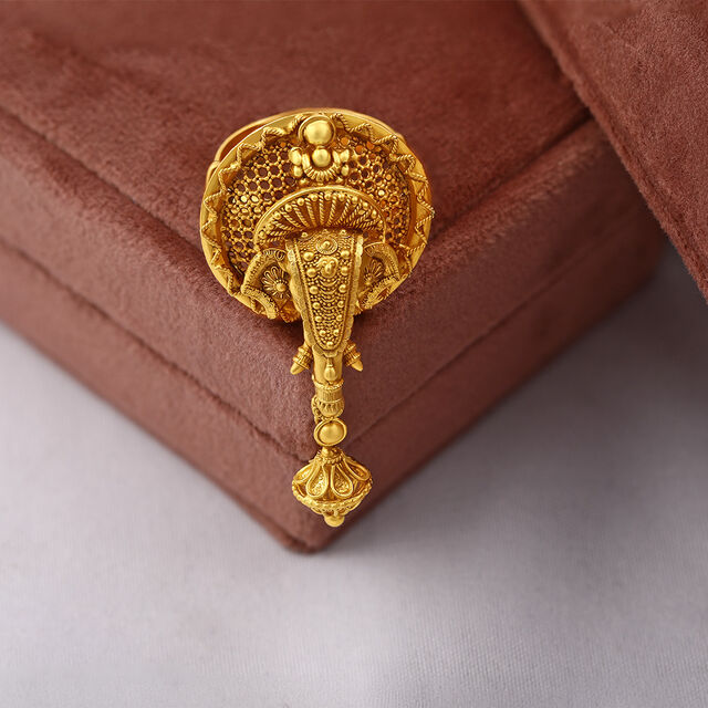 Majestic Elephant Nettipatam Ring 2