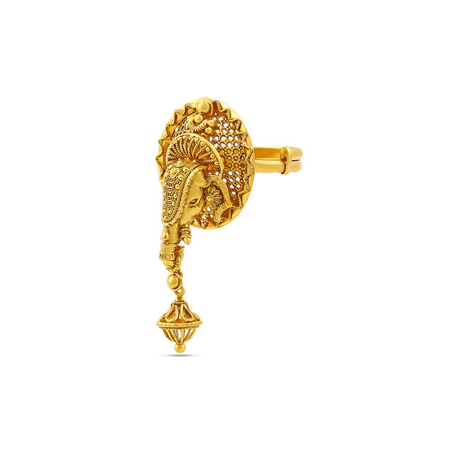 Majestic Elephant Nettipatam Ring 6