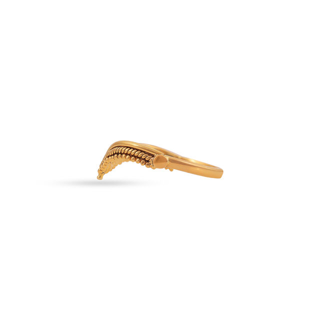 Etched in Gold Mural Duo Rings 2