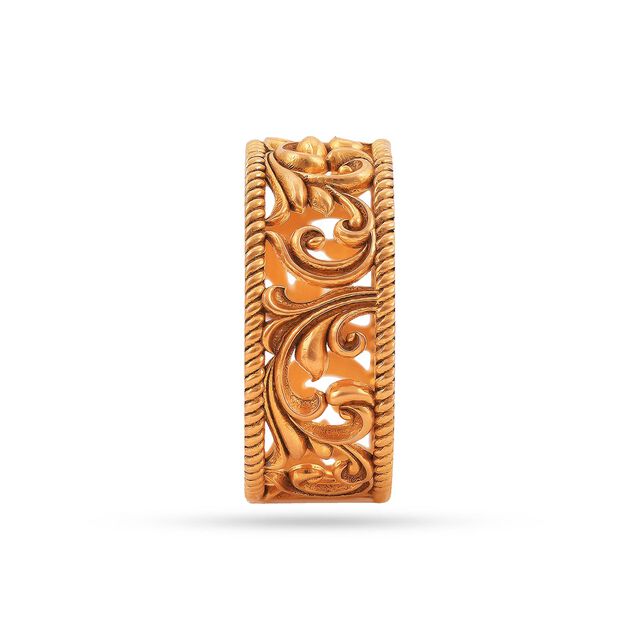 Golden Swirl Ring 2