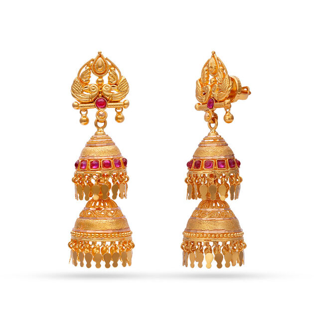 Tanishq Gold Earrings