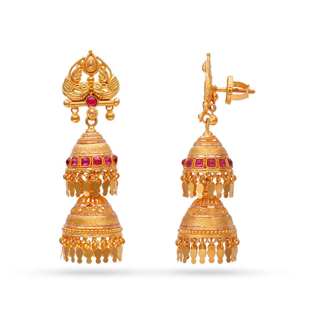 Tanishq Gold Earrings