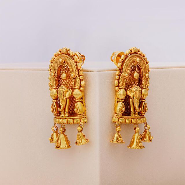 Tanishq Gold Earrings 