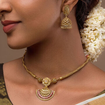 Intricate Mural Art Jhumkas