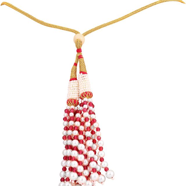 Pookalam Inspired Gold Necklace 4