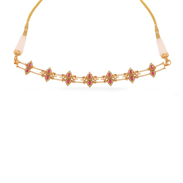 Exquisite Lotus Inspired Choker 2