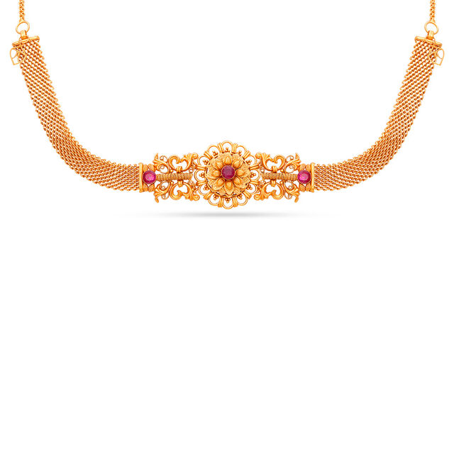 Tanishq 22KT Gold Necklace for Women 2