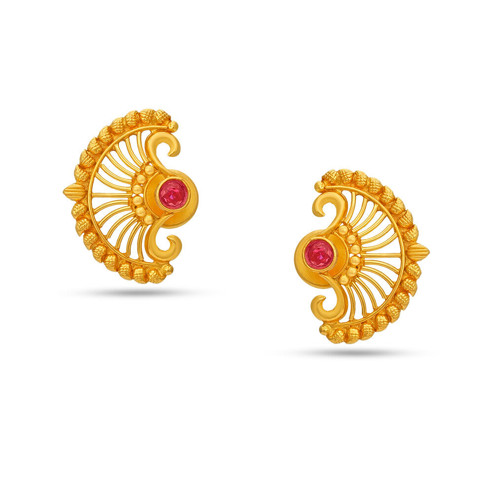 Tanishq gold earrings price list sales