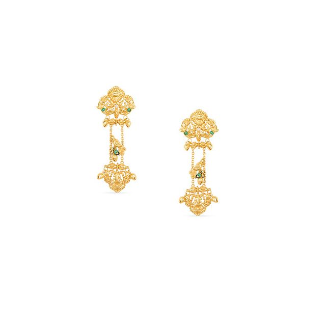 Tanishq 22KT Synthetic Stones Neckwear Set for Women 4