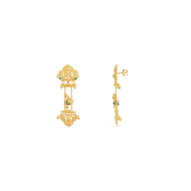 Tanishq 22KT Synthetic Stones Neckwear Set for Women 5