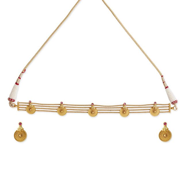 Gold Dawn Kasu Necklace 2