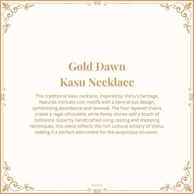 Gold Dawn Kasu Necklace 8
