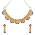 Graceful Peacock Feather Inspired Necklace Set 2