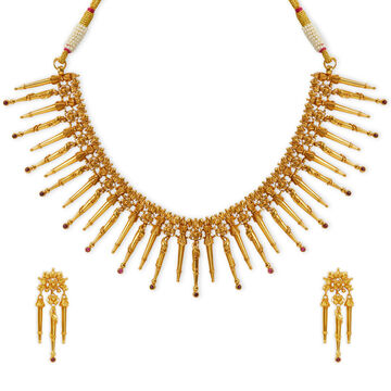 Traditional Sujimulla Mottu Necklace Set