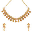 Intricate Kuzhiminni Necklace Set 2