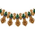 Peacock Feather Necklace Set 7