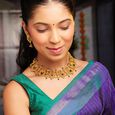 Enchanting Peacock Feather Necklace Set 